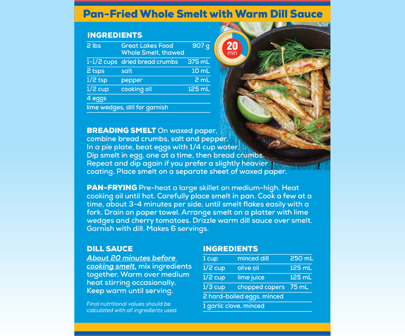 Whole Smelt Recipe