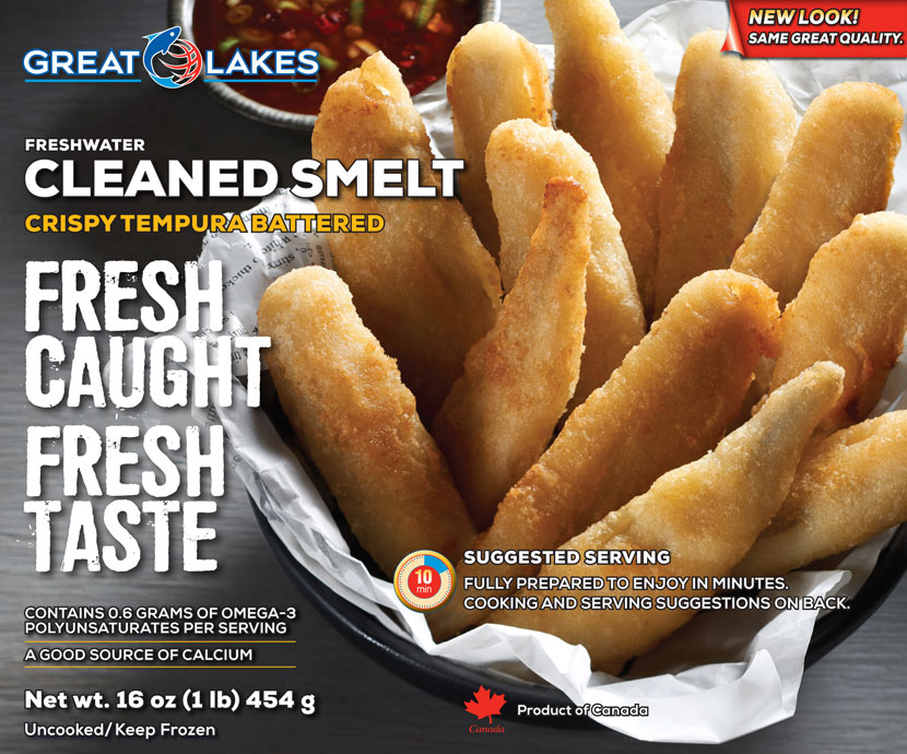 Packaging Battered Smelt